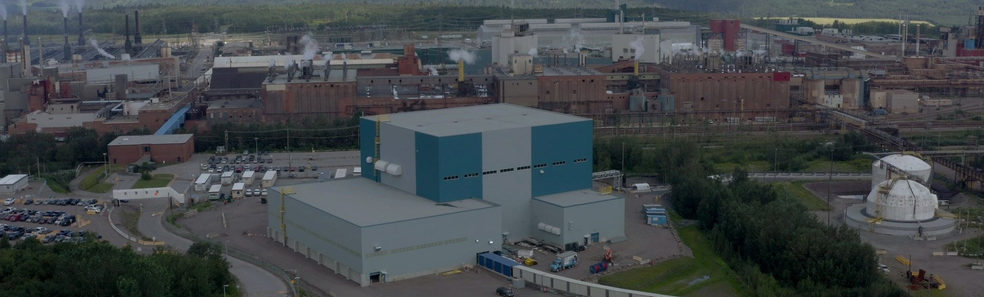 The Vaudreuil alumina refinery in Saguenay, Québec, Canada.