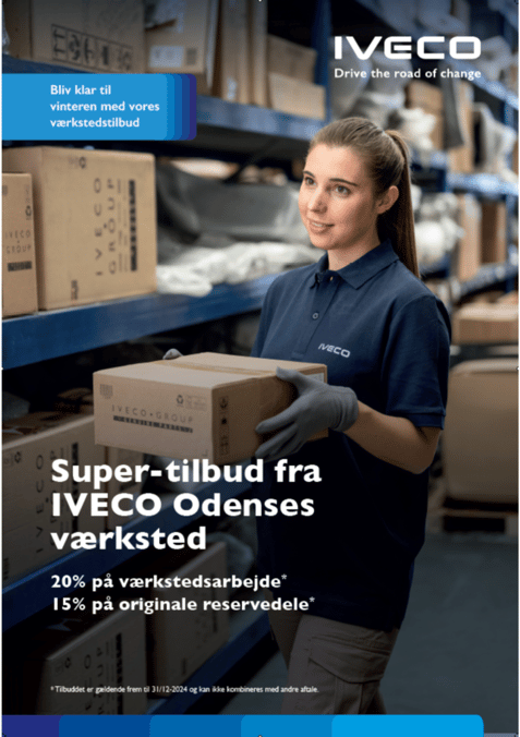 Woman standing with a carbon box