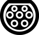 elbilsladdare symbol type2