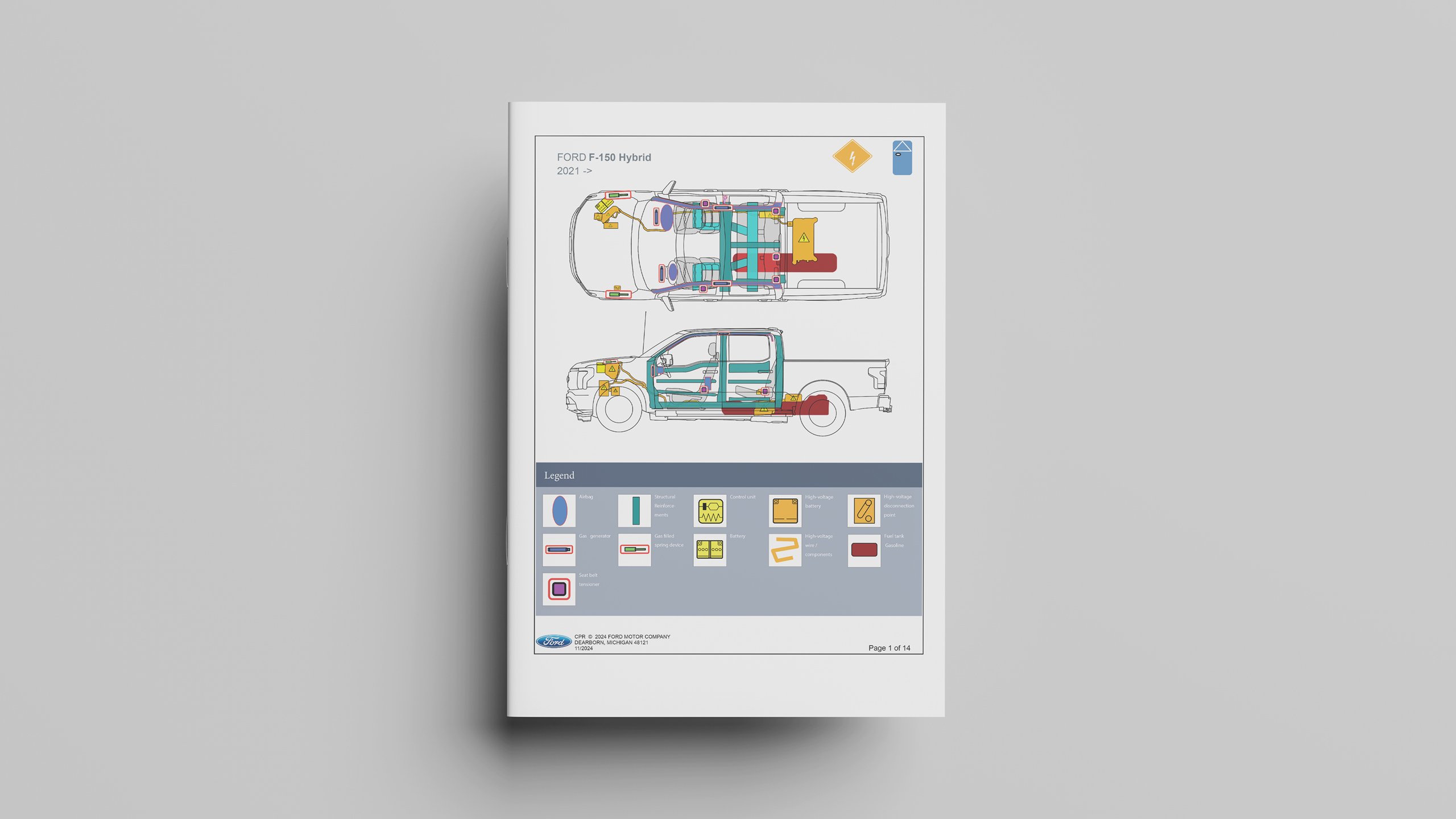 Karta Ratownicza F-150 (Safety Card)