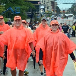 Thumbnail HAP CMO Dr Mike Genord and HAP President and CEO Terri Klline lead the 5K Walk at the Crim on Sat Aug 25