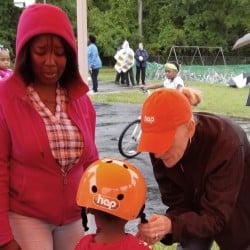 HAP Donates Bike Helmets thumbnail