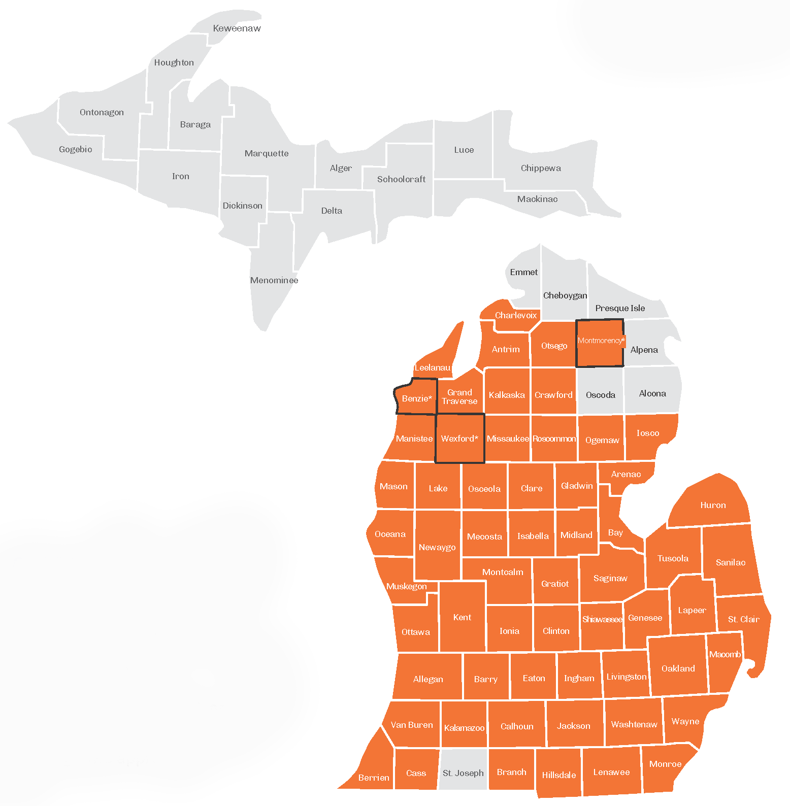 Medicare Advantage map