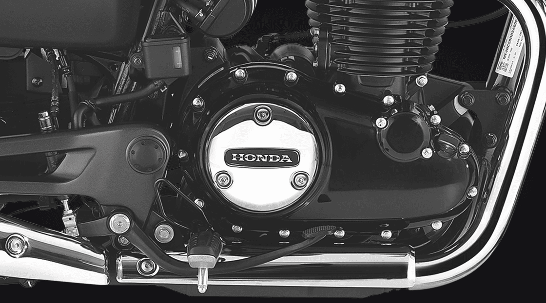 Honda CB350 – Assist & Slipper Clutch — Reduces clutch effort and prevents rear-wheel lock-up during aggressive downshifts.