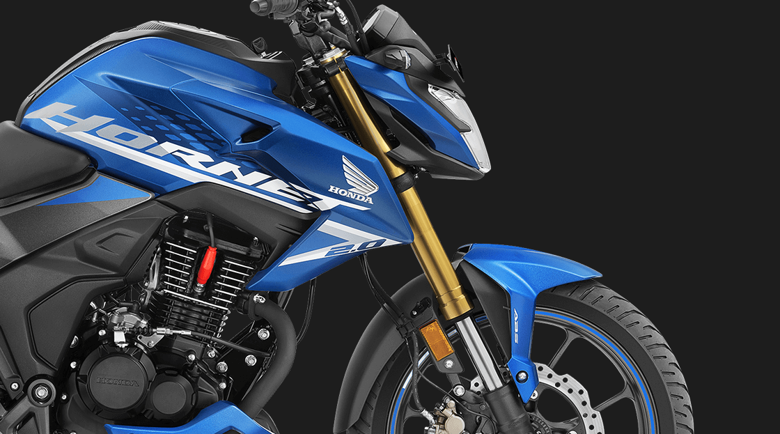 Honda Hornet 2.0 – Golden Upside Down (USD) Front Forks — Handle those bumps with ease.