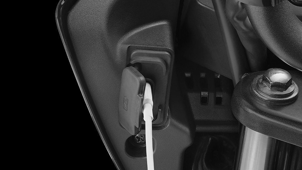 Honda Unicorn – New 15 W USB-C Port — Provides convenient charging.