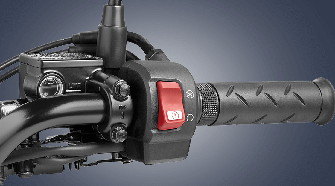 Honda Livo – Integrated Engine Start/Stop Switch — Start and stop your bike with just the flick of a switch.