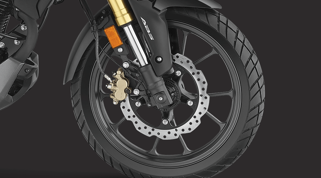 Honda NX200 – Dual Channel ABS — Easy manoeuvrability and precise braking.