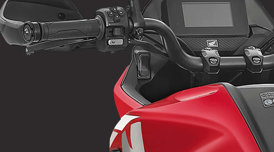 Honda NX200 – USB C Charging — Keep your devices charged, always.