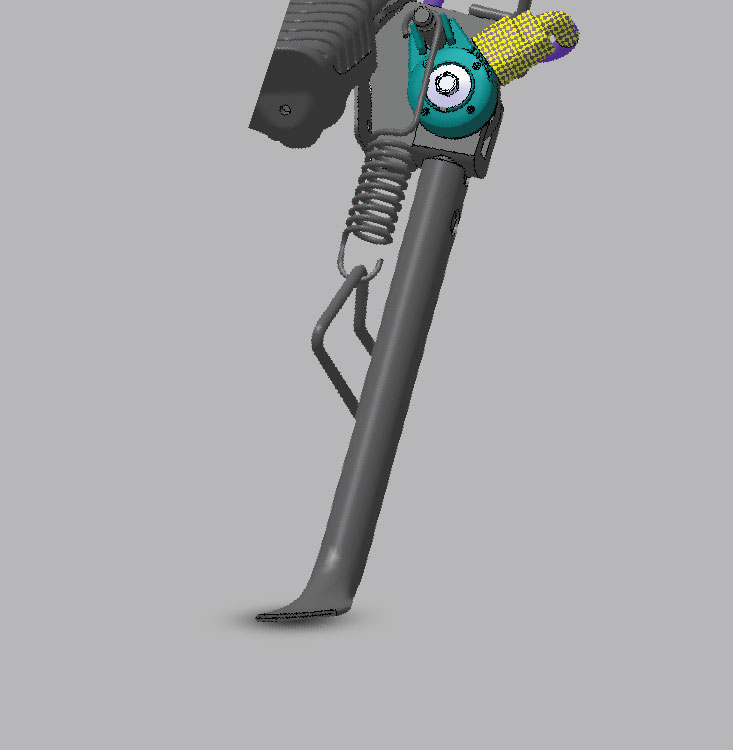 Honda Shine 100 – Safety_Side Stand