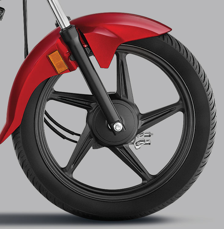 Honda Shine 100 – Safety_Tubeless Tyre
