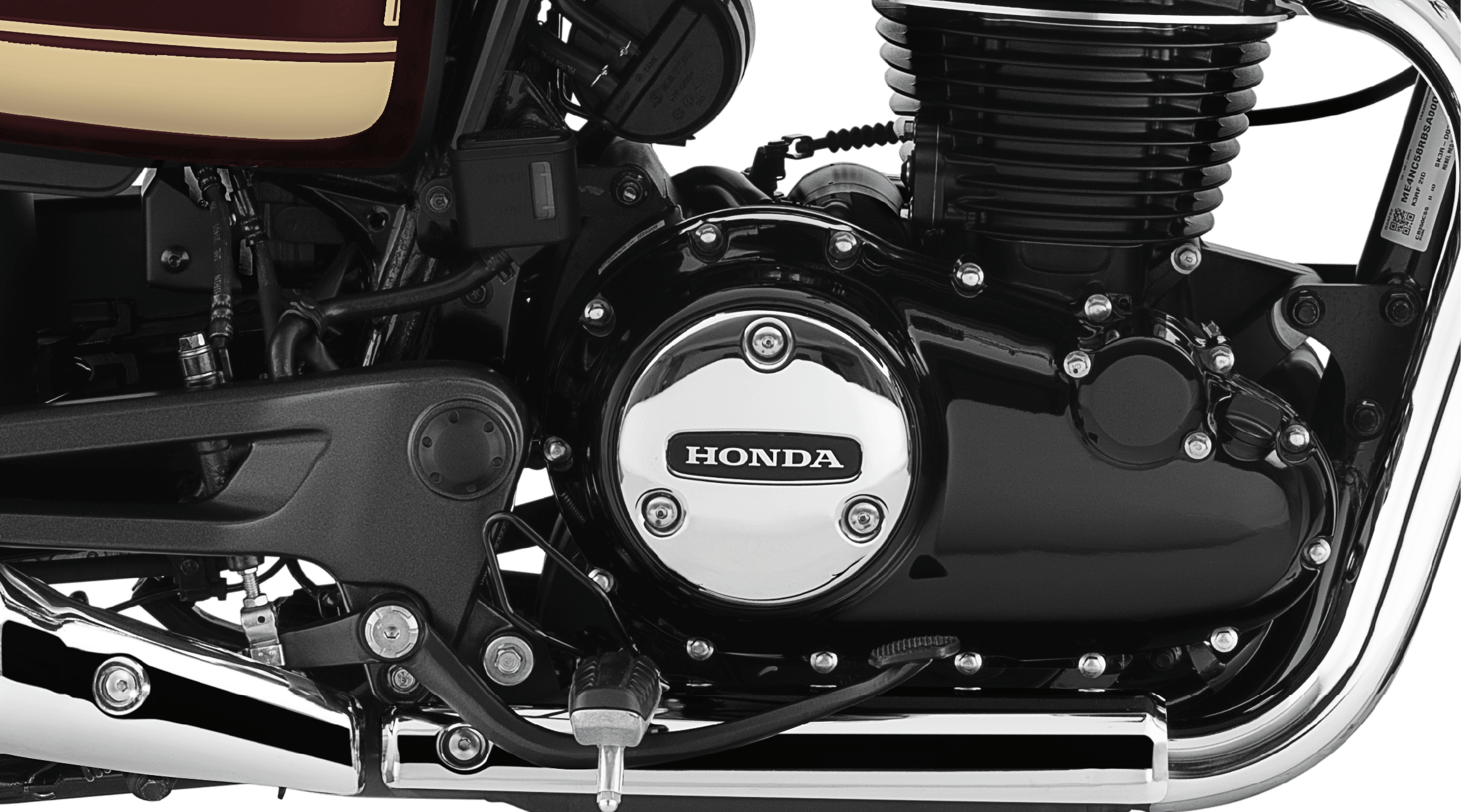 Honda CB350C – Assist & Slipper Clutch — Reduces clutch effort and prevents rear-wheel lock-up during aggressive downshifts.