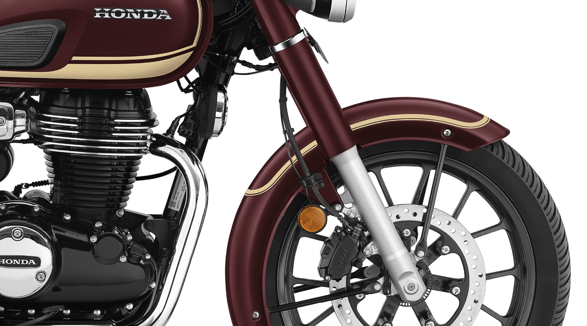 Telescopic Front Forks and Twin Hydraulic Shocks
