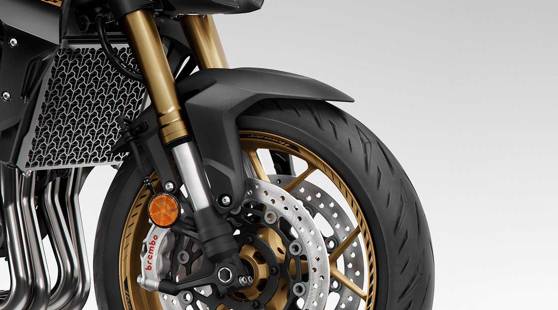 Honda CB1000 Hornet – SHOWA SFF-BP™ Forks — Track-ready precision.