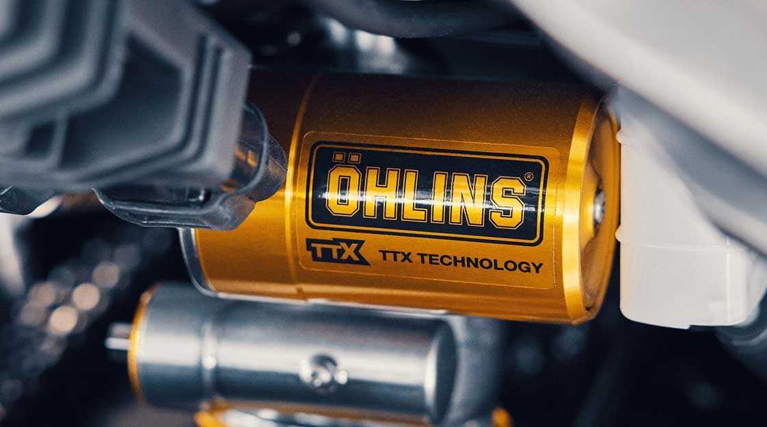Honda CB1000 Hornet – Öhlins™ TTX Rear Shock — Elite damping control.