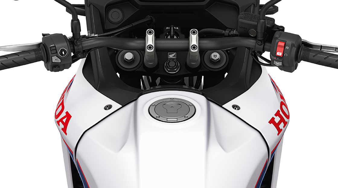 Honda Transalp XL750 – 16.9 L Fuel Tank — Extended range.
