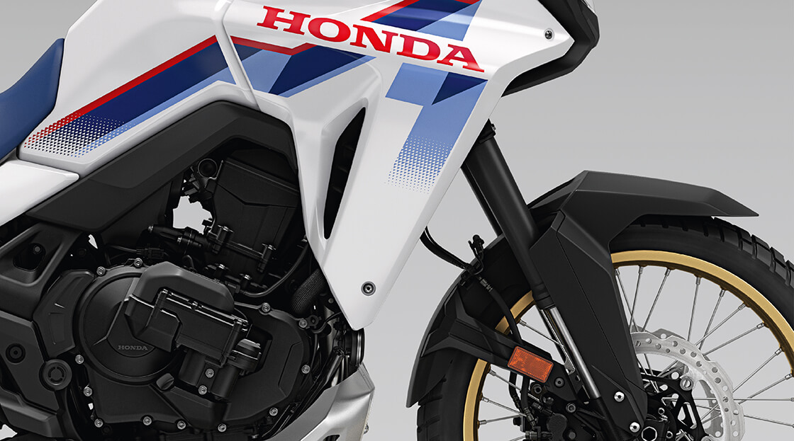 Honda Transalp XL750 – Upgraded Suspension — Rough terrain mastery.