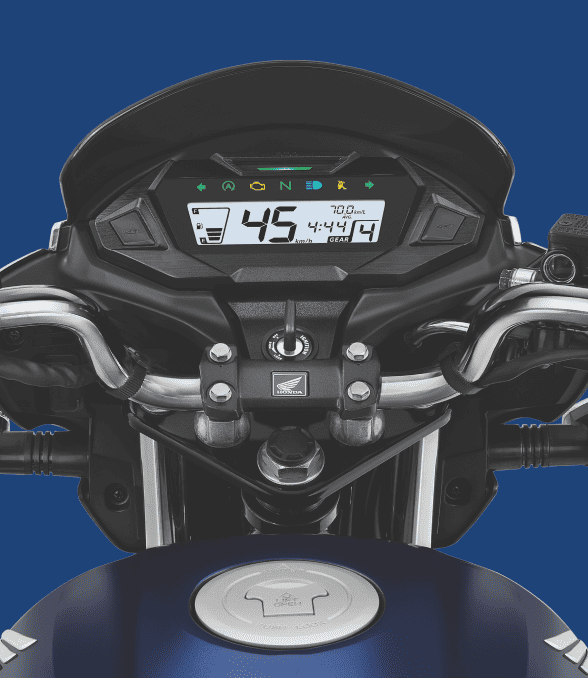 Honda Shine – Fully Digital Meter — Monitor performance easily.