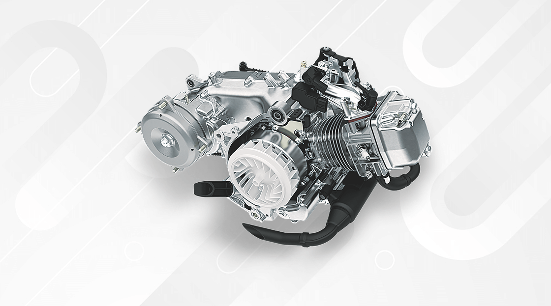 Powerful 125 cc Engine