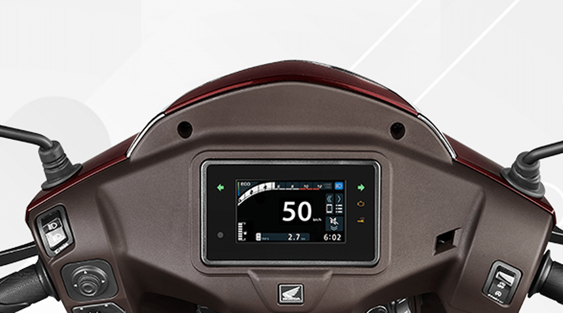 Honda Activa 125 – TFT Screen Display — 10.67cm TFT display.
