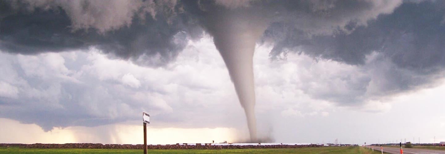 Tornado in the country side