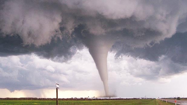 Tornado in the country side
