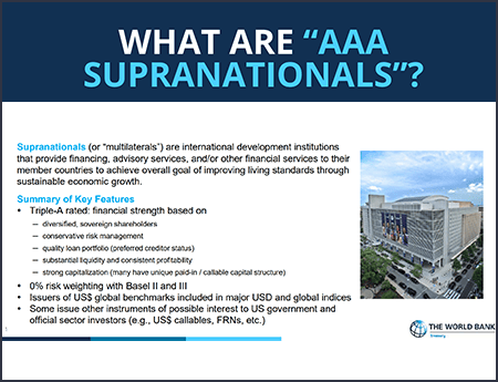 World Bank Supranationals Factsheet