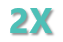 2X