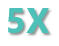 5X