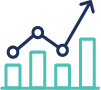 bar graph up arrow