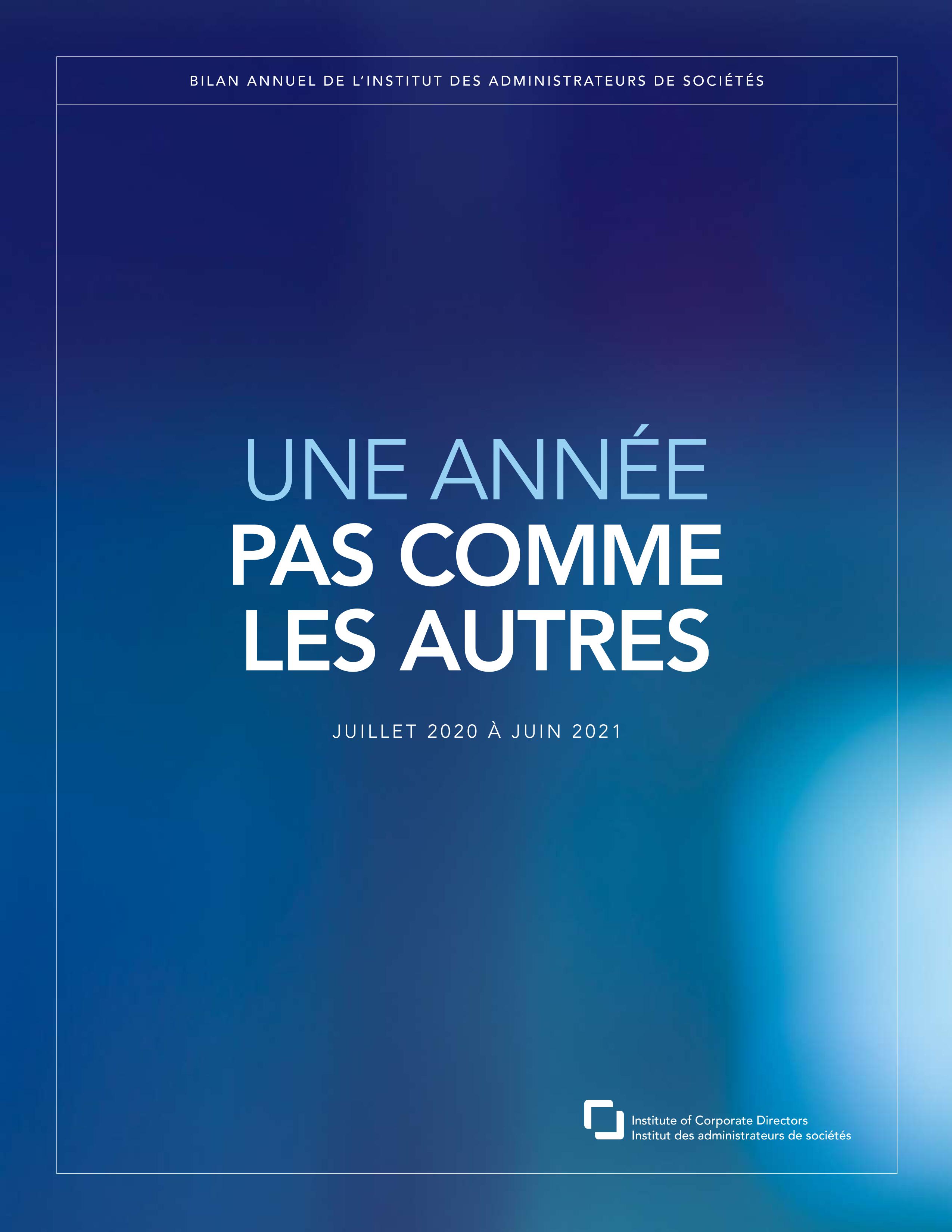 Rapport annuel 2021 