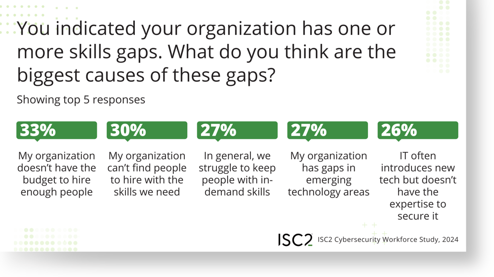 Biggest causes of skills gaps