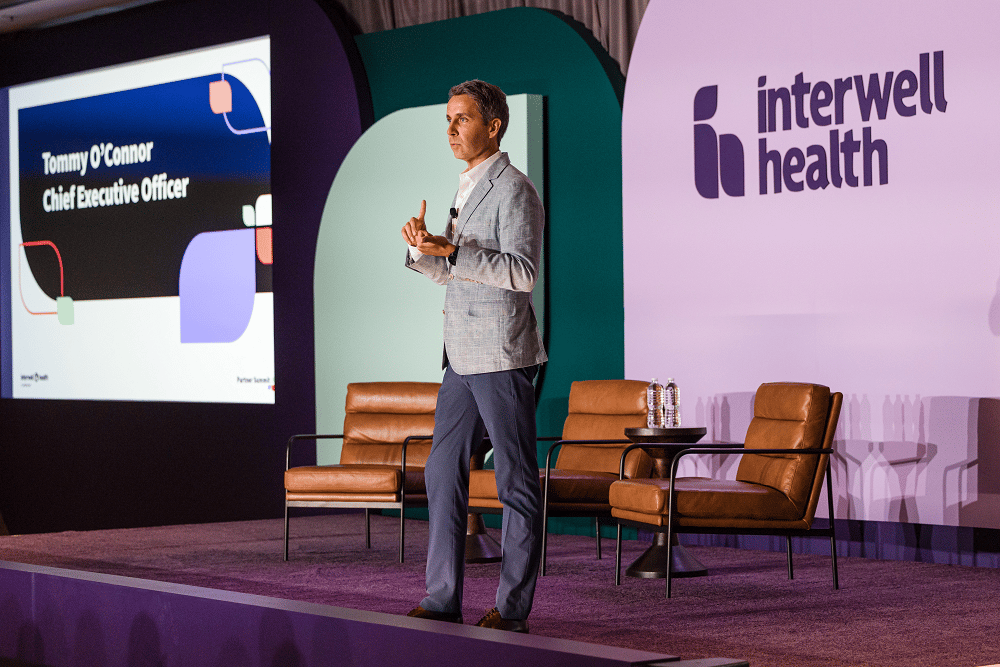 Interwell Health CEO Tommy O’Connor at the 2025 Interwell Health Annual Partner Summit