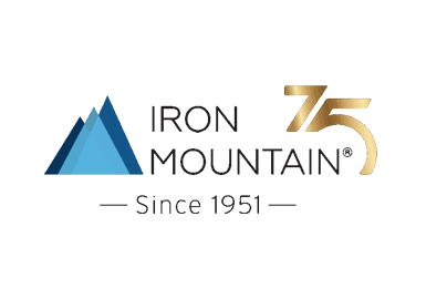 75th anniversary animated Iron Mountain logo