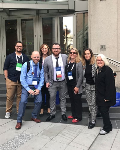 Iron Mountain Presents at the Out & Equal Conference- A group picture