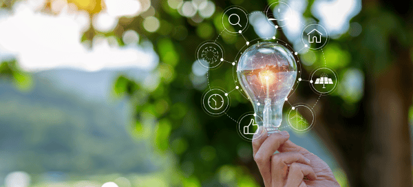 Energy light bulb concept
