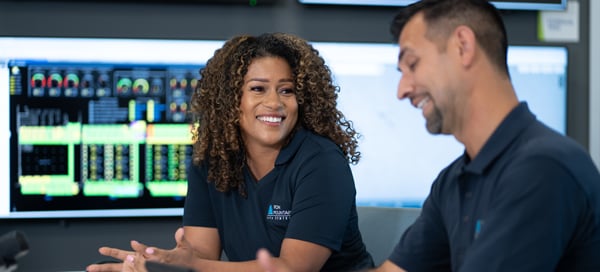 Iron Mountain data center employees meeting