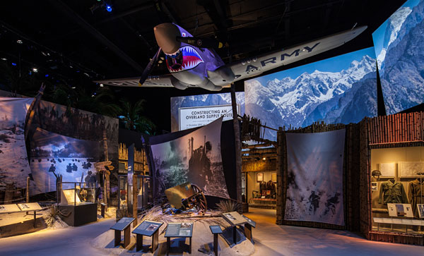 National WWII Museum - Curtiss P-40 Warhawk on display