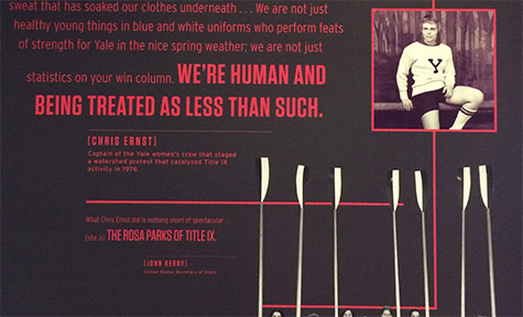 Our charitable partnership with The Sports Museum sponsors a new exhibit that captures the rise of women in team sports since the passage of Title IX in 1972.