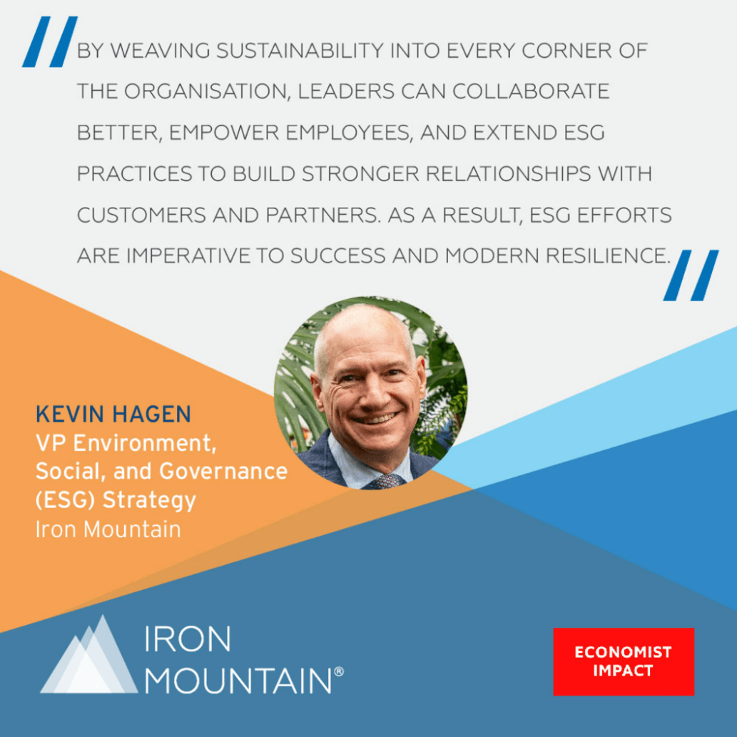 How ESG Thrived Through The Pandemic And What We Learned From It - Kevin Hagen quote