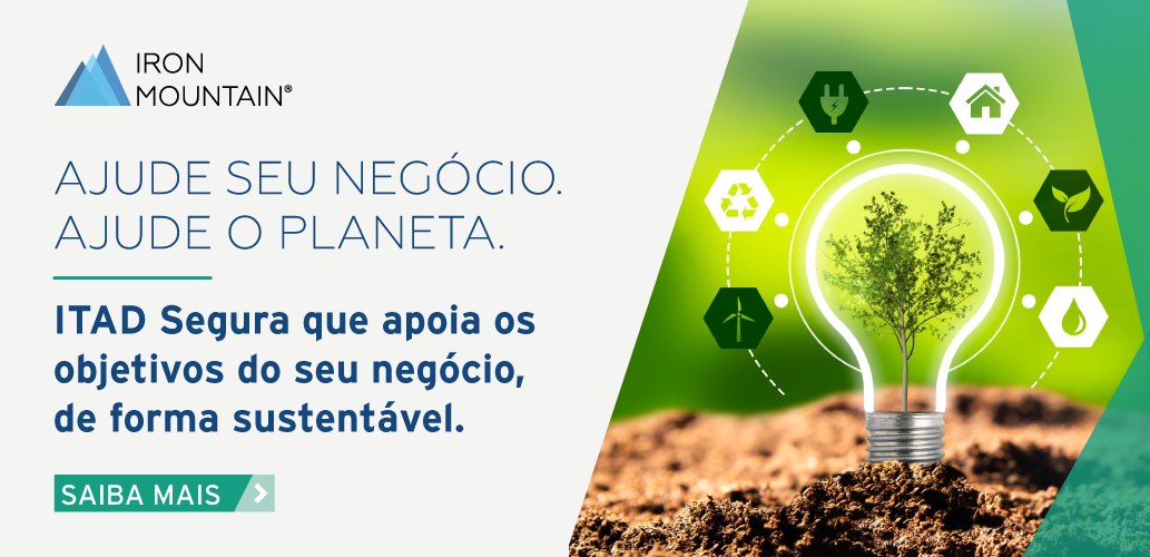 Imagem com uma árvore dentro de uma lâmpada acesa que representa uma grande ideia referente aos objetivos de desenvolvimento sustentável: serviços de Secure ITAD.