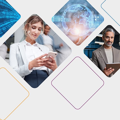 diamonds and woman on phone