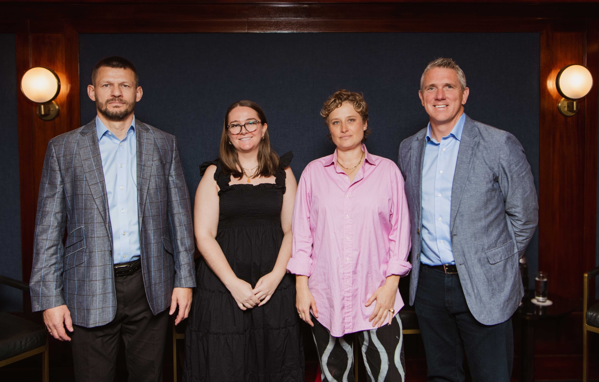 Independent 20th Century, New York, 2025, Casa Cipriani, Pawel Woelke, Annabel Keenan, Robin F. Williams, James Hendy, photography by Leandro Justen. Courtesy of Independent. Building a Greener Art World: Annabel Keenan, Robin F. Williams, Pawel Woelke. Moderated by James Hendy September 7, 2025