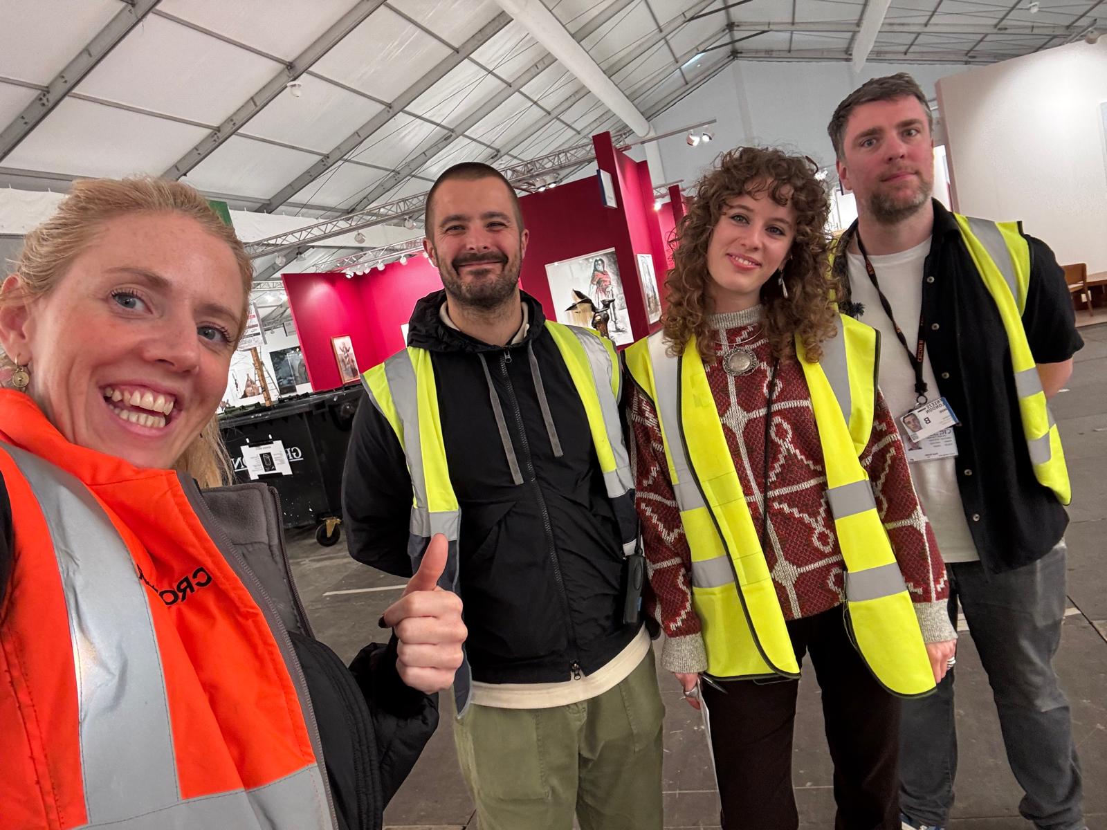 With 280 exhibitors between the two venues and 45 countries represented.