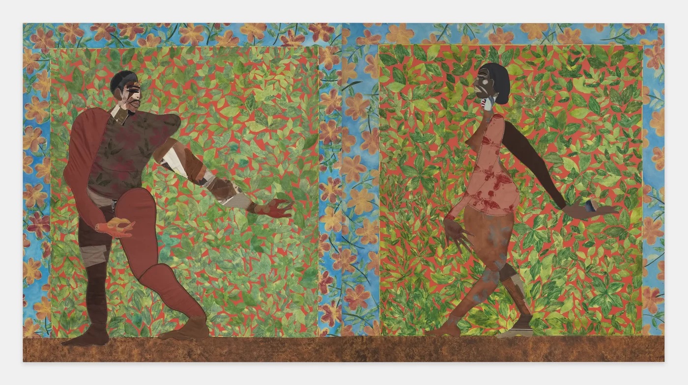 Adam and Eve (2025) by Tschabalala Self