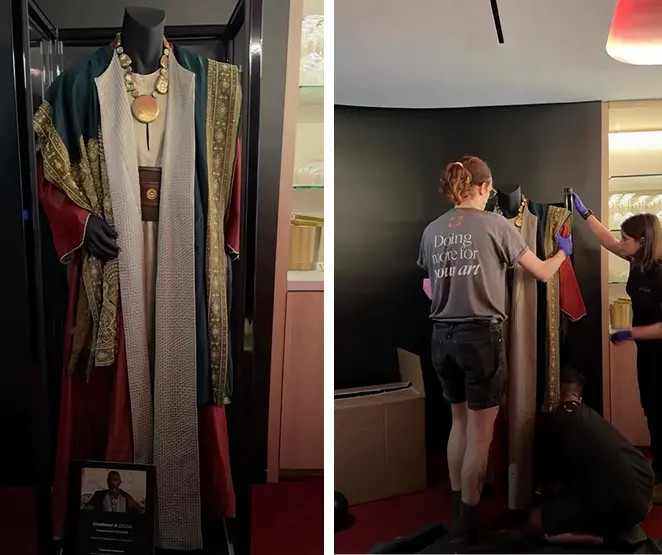 Crozier costumer gladiator stage