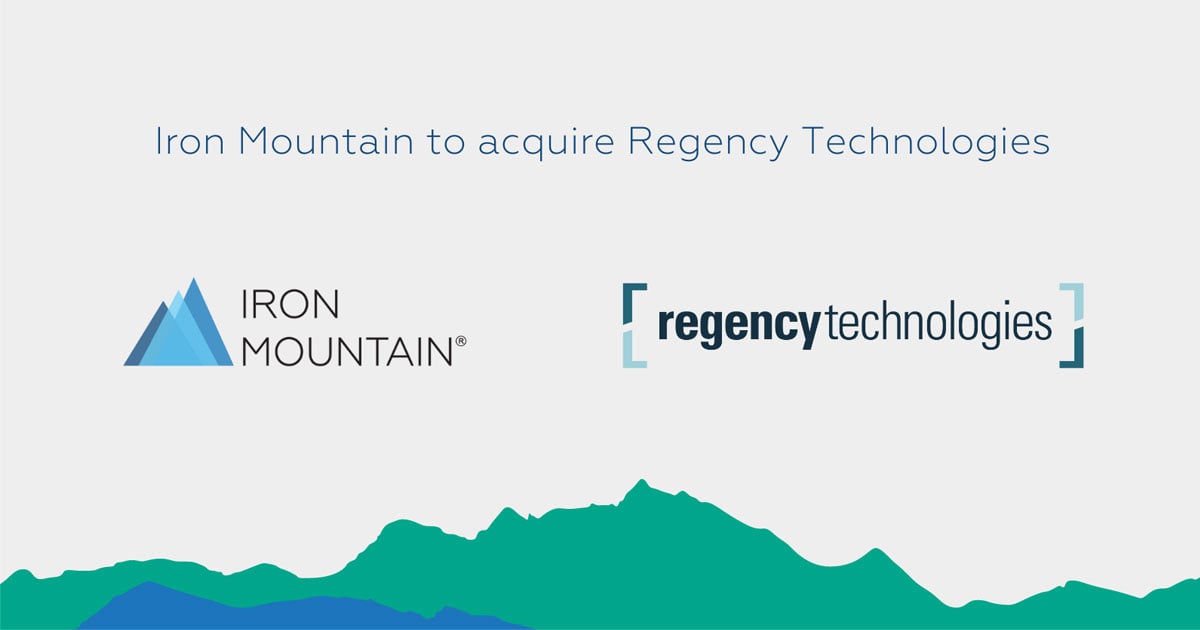 Iron Mountain to acquire Regency Technologies