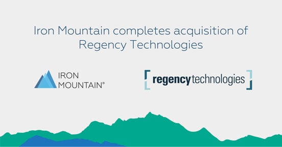 Iron Mountain completes acquisition of Regency Technologies