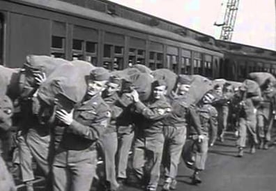 Liberation Pavilion Troops returning home