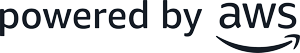 Powered by AWS logo